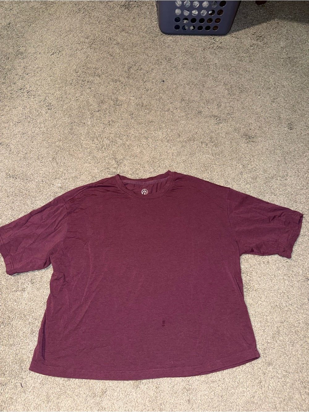 Women’s Crew Neck T-Shirt in Deep Plum